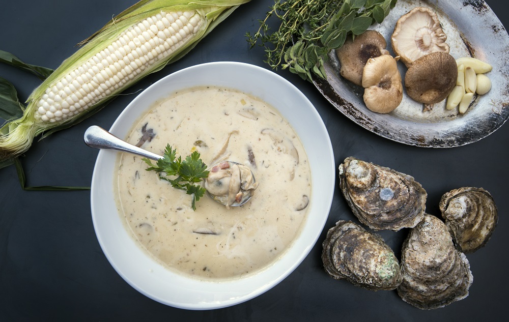 Creamy Oyster Stew » Tide & Thyme