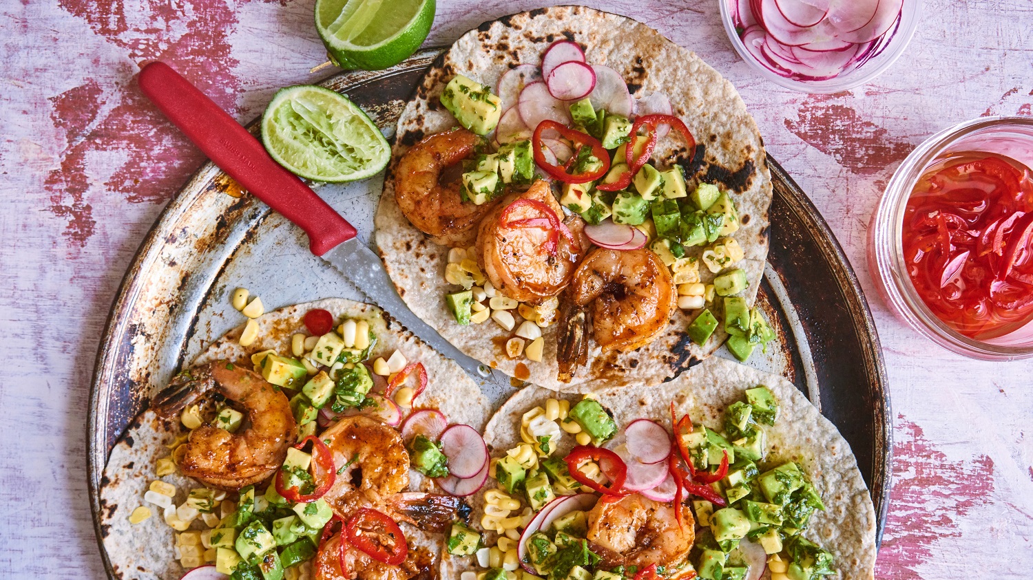 Garlicky Paprika Shrimp & Avocado Salsa Tacos | Edible Delmarva