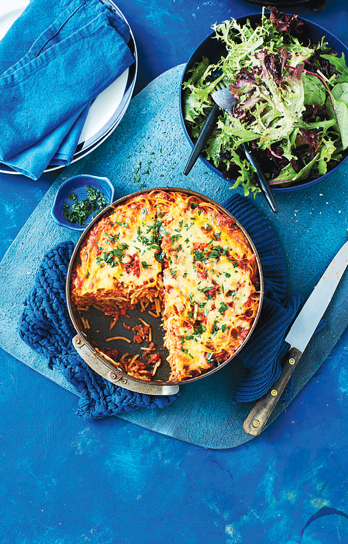 Leftover Spaghetti Pie